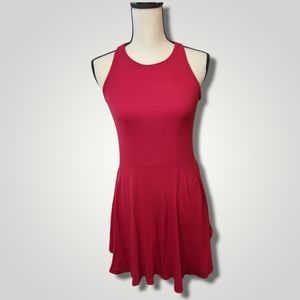 Lulu's Sleeveless Red Dress Sz M